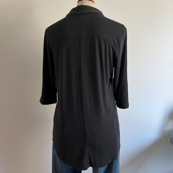 Lole - Black Button Down Shirt - Picture 6 of 7